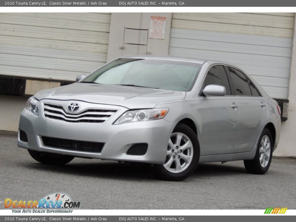 2010 Toyota Camry LE Classic Silver Metallic / Ash Gray Photo #1