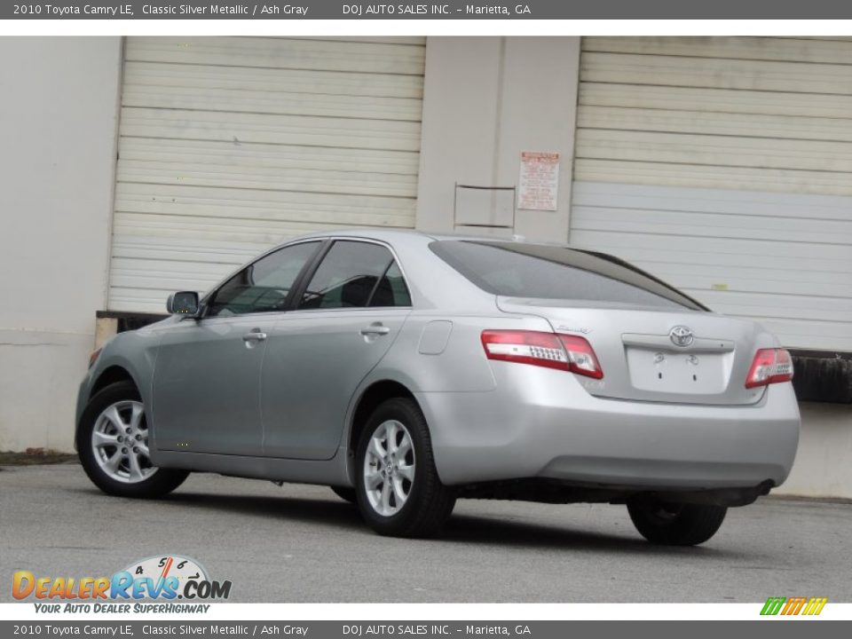 2010 Toyota Camry LE Classic Silver Metallic / Ash Gray Photo #4