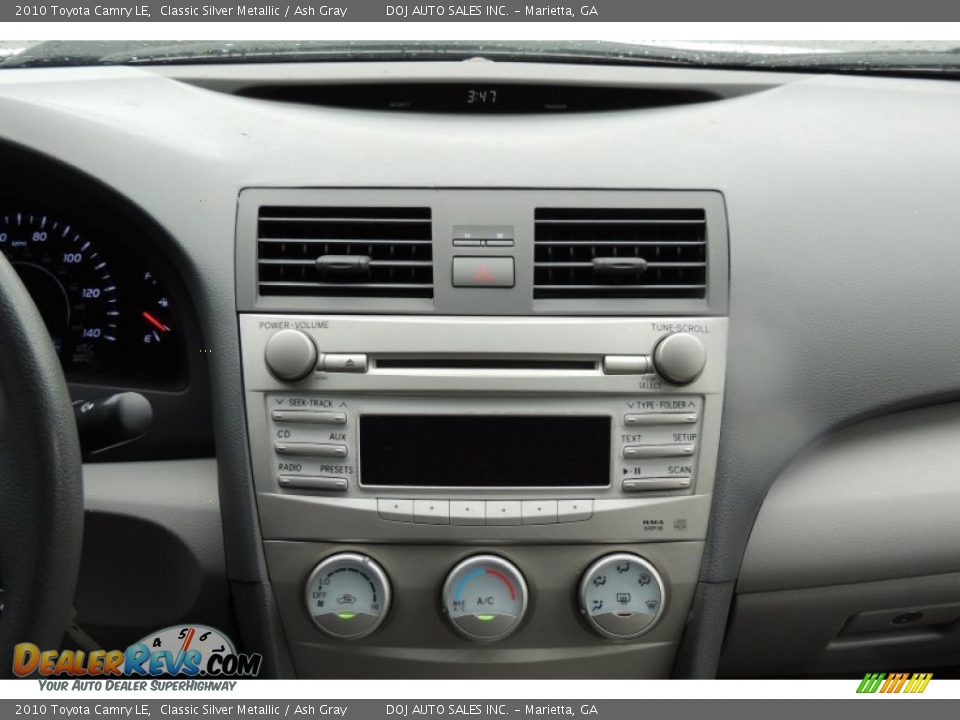 Controls of 2010 Toyota Camry LE Photo #8