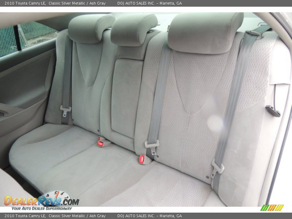 Rear Seat of 2010 Toyota Camry LE Photo #9