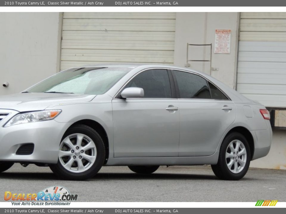 2010 Toyota Camry LE Classic Silver Metallic / Ash Gray Photo #16