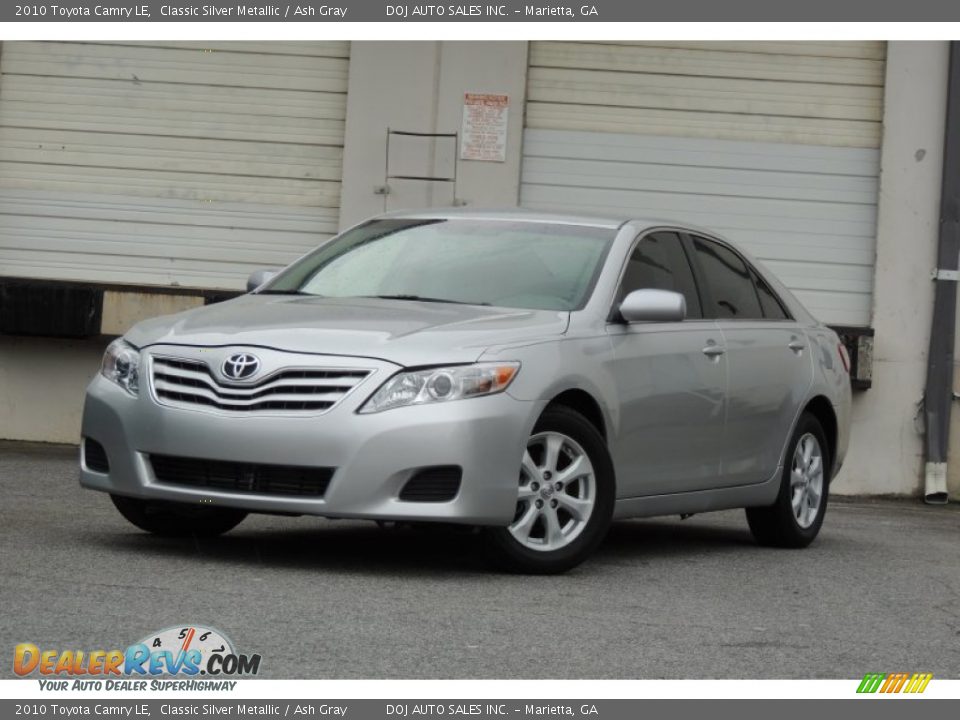 2010 Toyota Camry LE Classic Silver Metallic / Ash Gray Photo #17