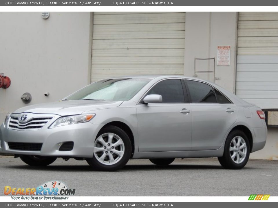 2010 Toyota Camry LE Classic Silver Metallic / Ash Gray Photo #19