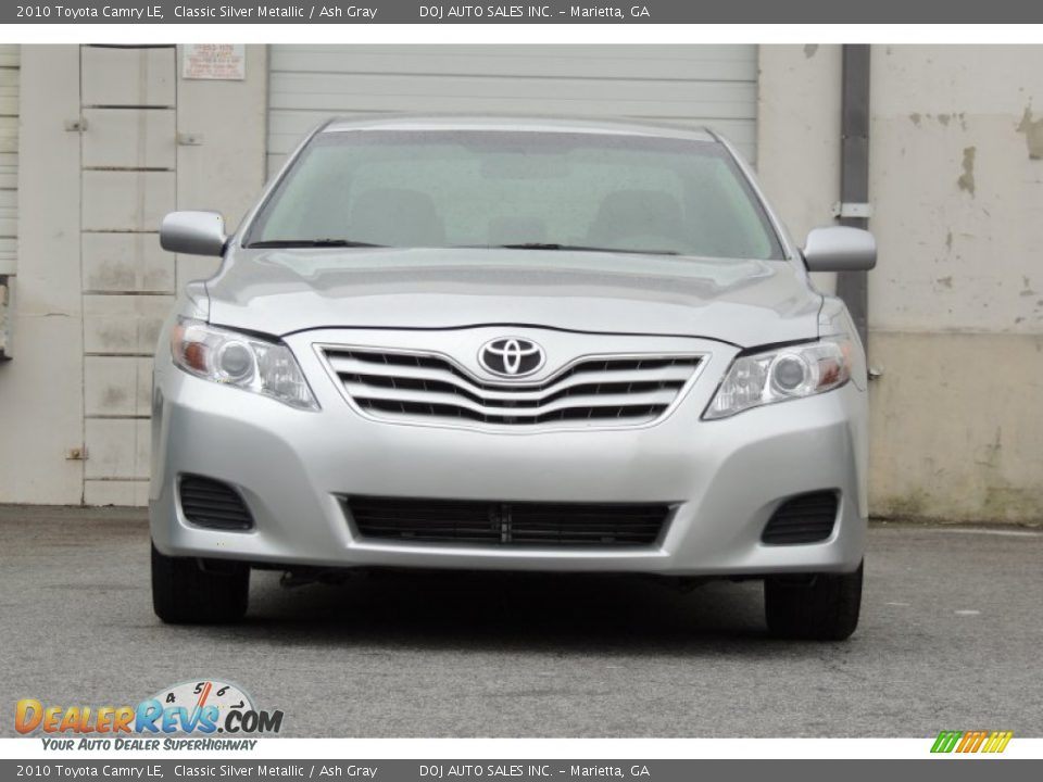 2010 Toyota Camry LE Classic Silver Metallic / Ash Gray Photo #22