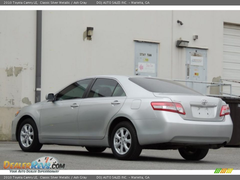 2010 Toyota Camry LE Classic Silver Metallic / Ash Gray Photo #27