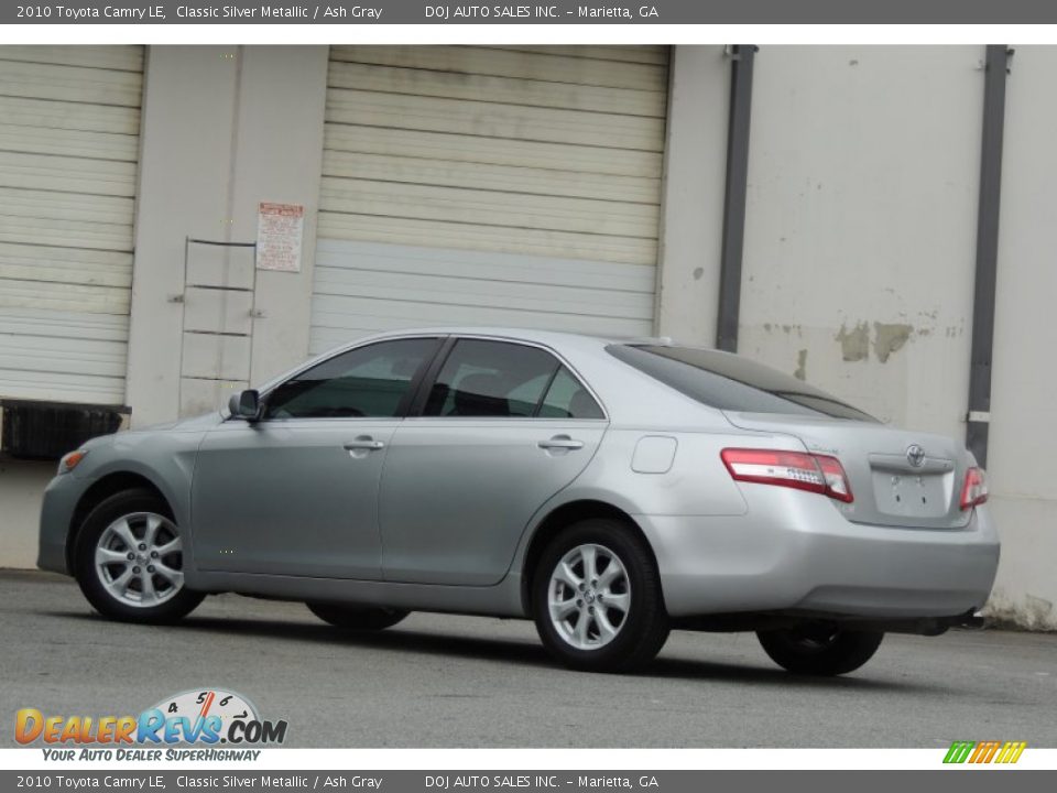 2010 Toyota Camry LE Classic Silver Metallic / Ash Gray Photo #33