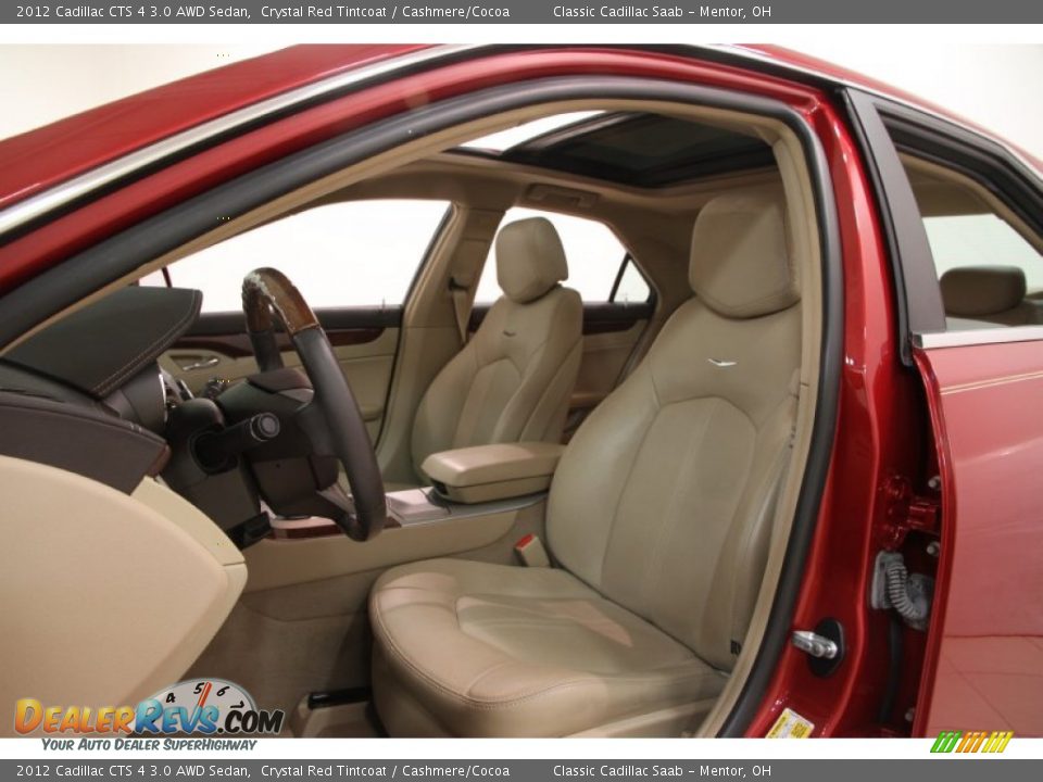 2012 Cadillac CTS 4 3.0 AWD Sedan Crystal Red Tintcoat / Cashmere/Cocoa Photo #5