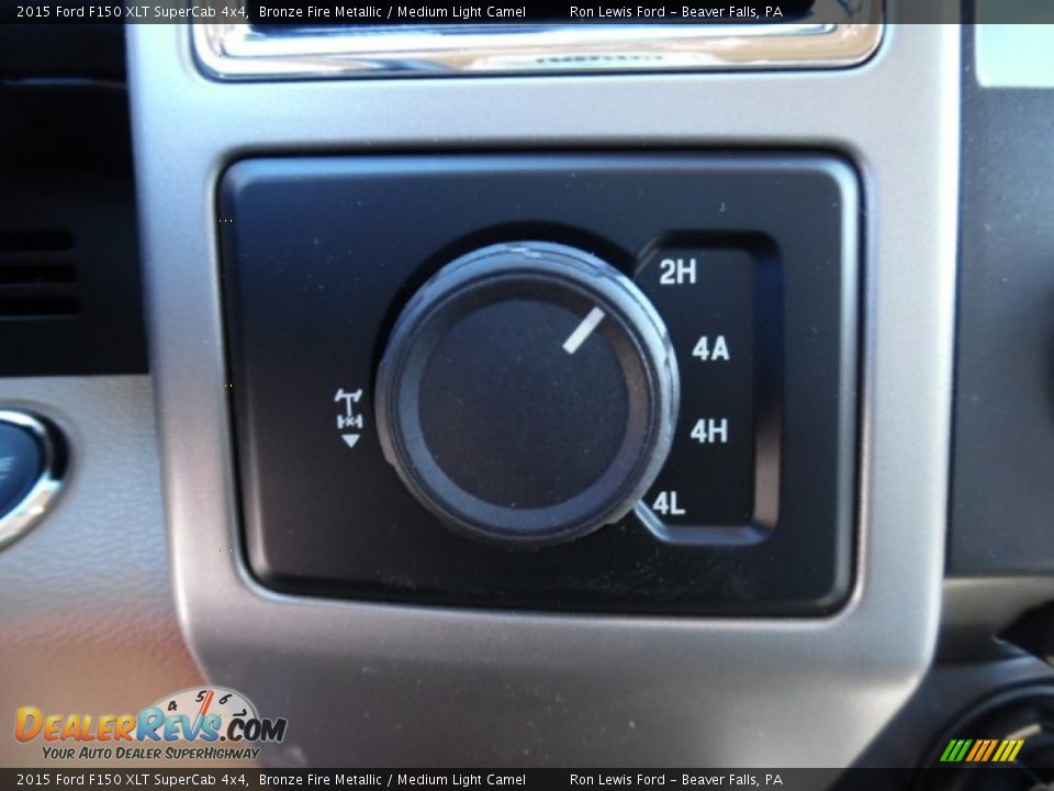 Controls of 2015 Ford F150 XLT SuperCab 4x4 Photo #19