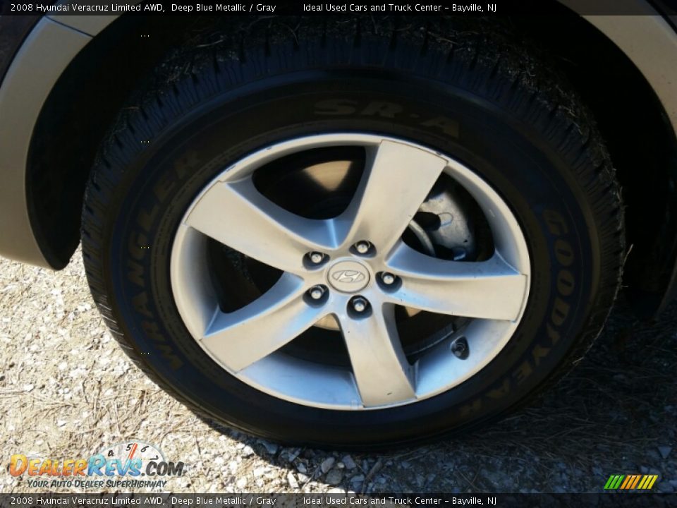 2008 Hyundai Veracruz Limited AWD Deep Blue Metallic / Gray Photo #5