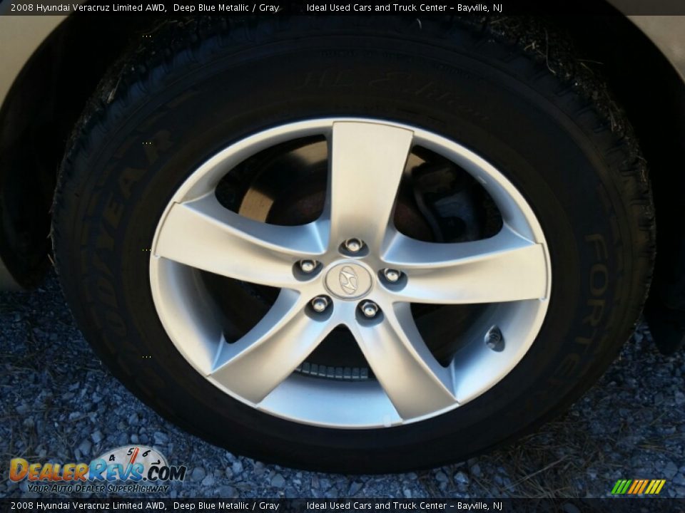2008 Hyundai Veracruz Limited AWD Deep Blue Metallic / Gray Photo #6