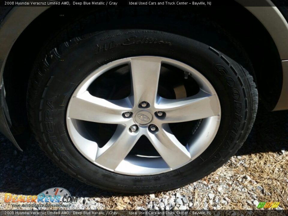 2008 Hyundai Veracruz Limited AWD Deep Blue Metallic / Gray Photo #7