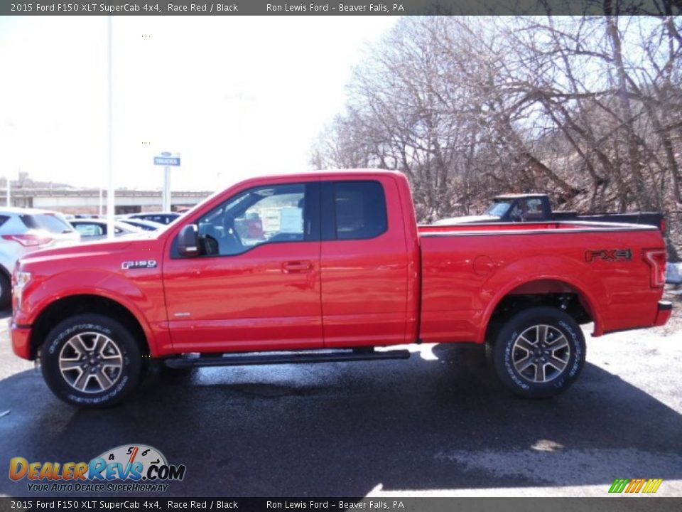 Race Red 2015 Ford F150 XLT SuperCab 4x4 Photo #5