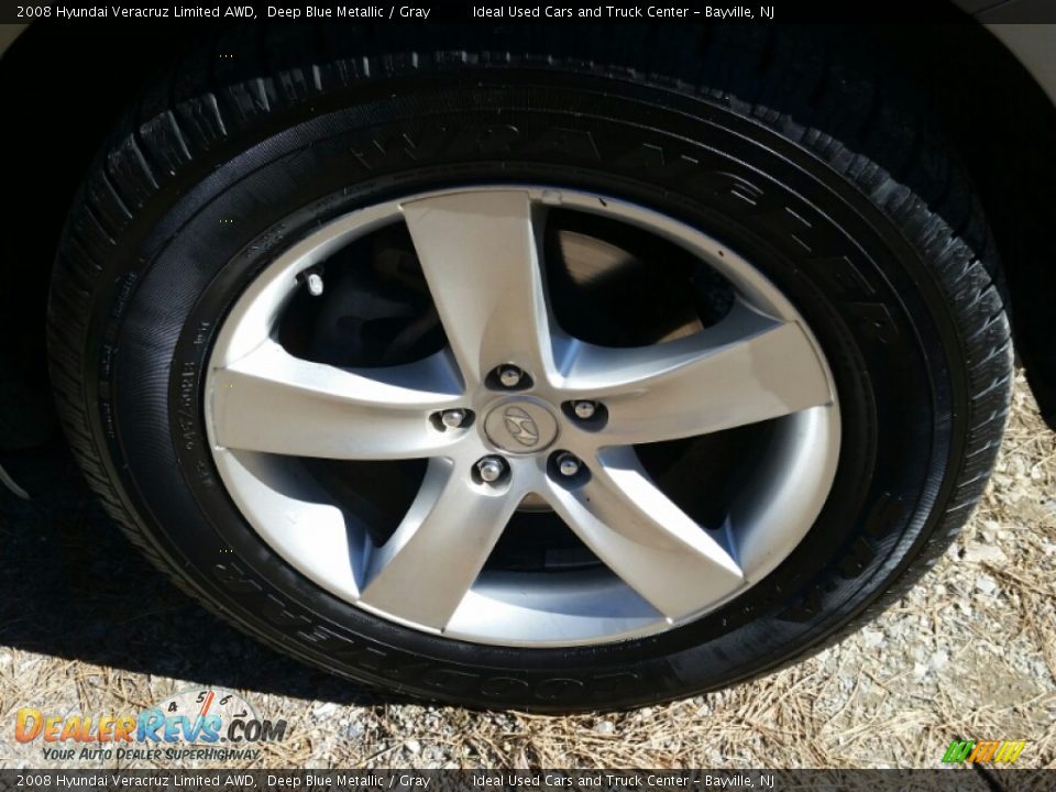 2008 Hyundai Veracruz Limited AWD Deep Blue Metallic / Gray Photo #8