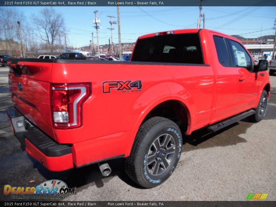 Race Red 2015 Ford F150 XLT SuperCab 4x4 Photo #9