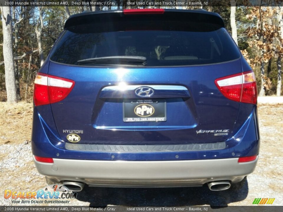 2008 Hyundai Veracruz Limited AWD Deep Blue Metallic / Gray Photo #13
