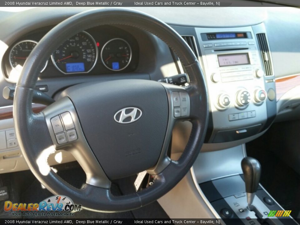 2008 Hyundai Veracruz Limited AWD Deep Blue Metallic / Gray Photo #21