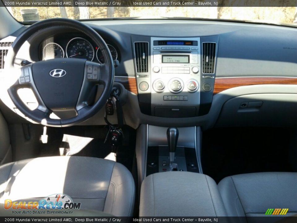 2008 Hyundai Veracruz Limited AWD Deep Blue Metallic / Gray Photo #22