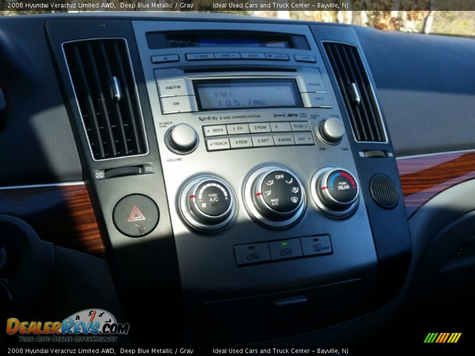 2008 Hyundai Veracruz Limited AWD Deep Blue Metallic / Gray Photo #30