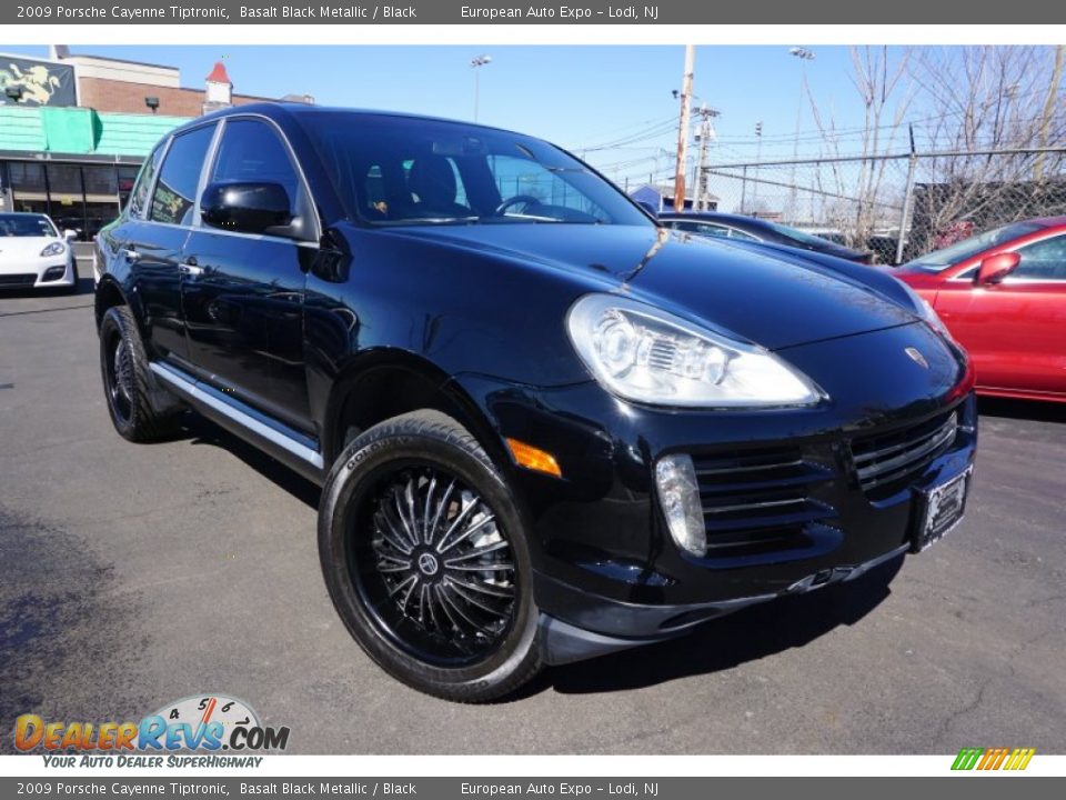 2009 Porsche Cayenne Tiptronic Basalt Black Metallic / Black Photo #2