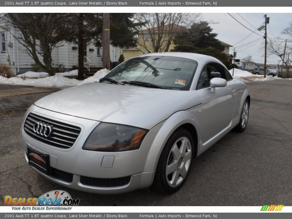 2001 Audi TT 1.8T quattro Coupe Lake Silver Metallic / Ebony Black Photo #1