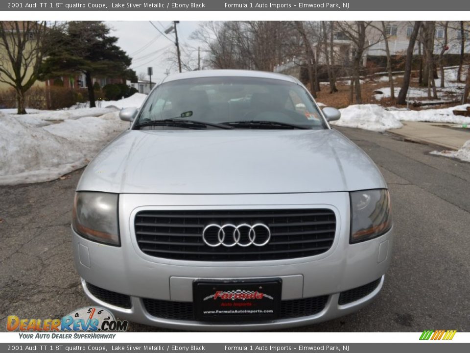 2001 Audi TT 1.8T quattro Coupe Lake Silver Metallic / Ebony Black Photo #2