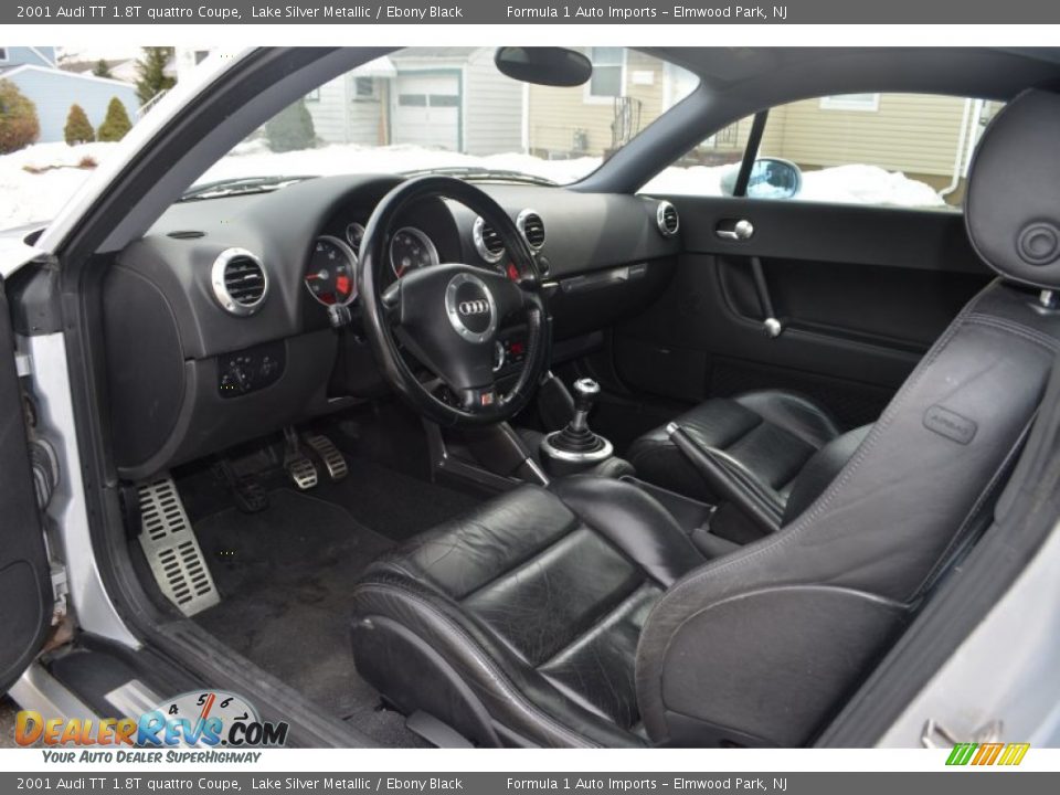 Ebony Black Interior - 2001 Audi TT 1.8T quattro Coupe Photo #21