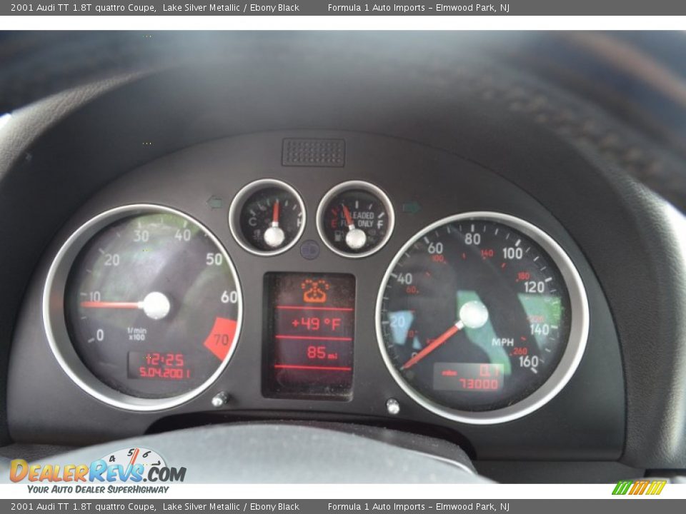 2001 Audi TT 1.8T quattro Coupe Gauges Photo #23