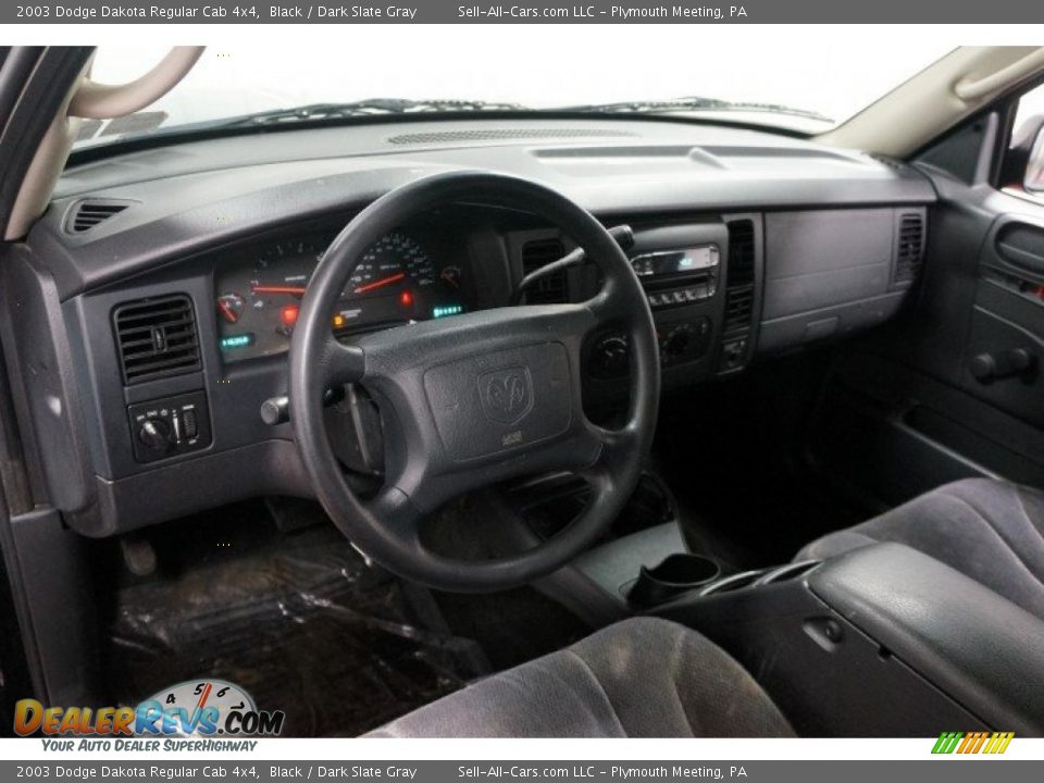 Dark Slate Gray Interior - 2003 Dodge Dakota Regular Cab 4x4 Photo #20