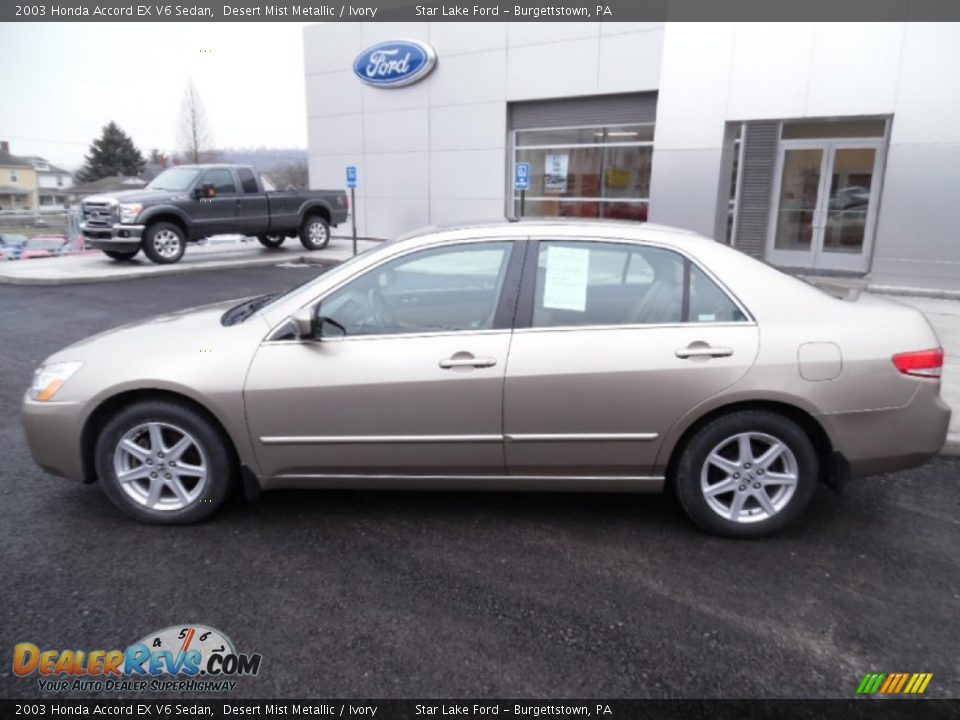 2003 Honda Accord EX V6 Sedan Desert Mist Metallic / Ivory Photo #2