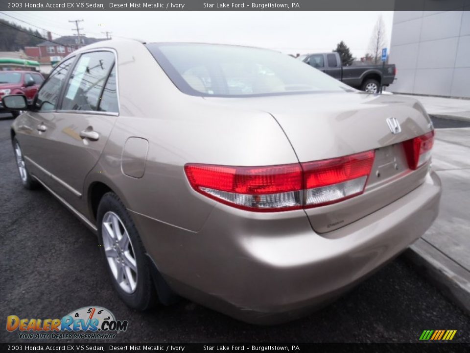 2003 Honda Accord EX V6 Sedan Desert Mist Metallic / Ivory Photo #3