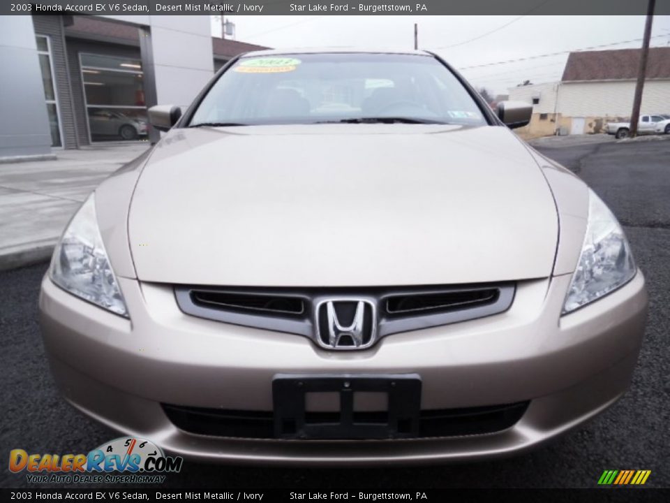 2003 Honda Accord EX V6 Sedan Desert Mist Metallic / Ivory Photo #9