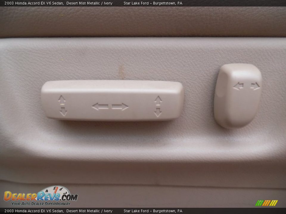 2003 Honda Accord EX V6 Sedan Desert Mist Metallic / Ivory Photo #15