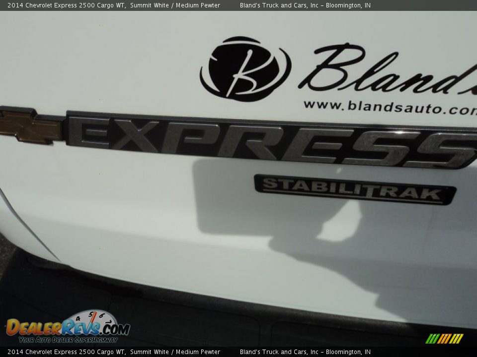 2014 Chevrolet Express 2500 Cargo WT Summit White / Medium Pewter Photo #29