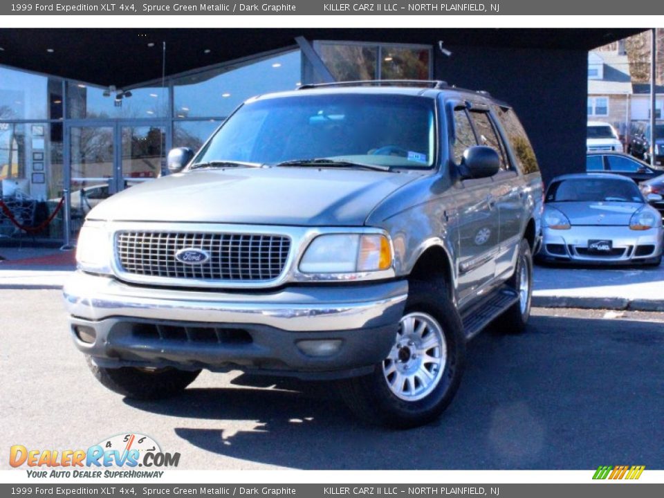 1999 Ford Expedition XLT 4x4 Spruce Green Metallic / Dark Graphite Photo #2