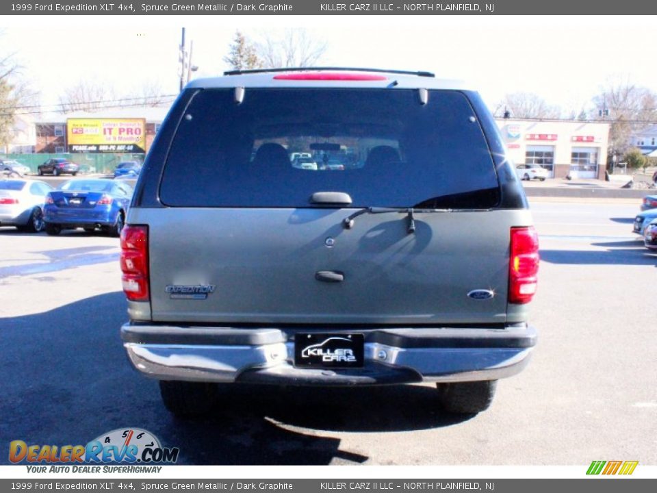 1999 Ford Expedition XLT 4x4 Spruce Green Metallic / Dark Graphite Photo #5