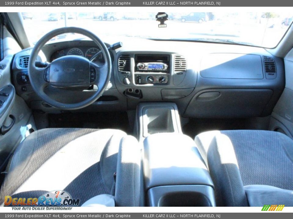 1999 Ford Expedition XLT 4x4 Spruce Green Metallic / Dark Graphite Photo #8