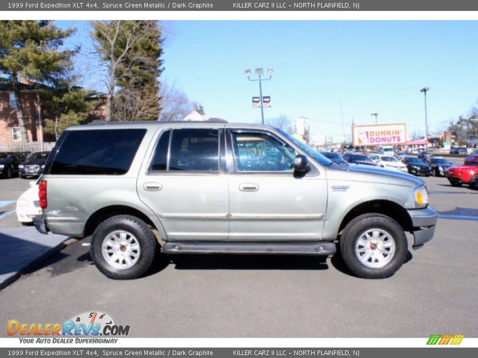 1999 Ford Expedition XLT 4x4 Spruce Green Metallic / Dark Graphite Photo #10