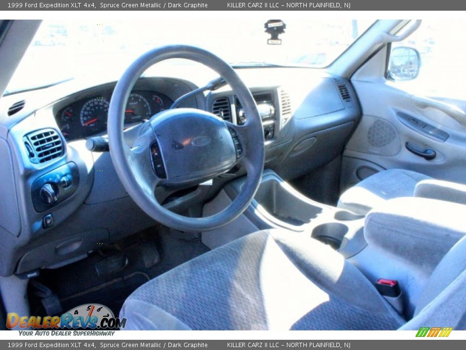 1999 Ford Expedition XLT 4x4 Spruce Green Metallic / Dark Graphite Photo #13