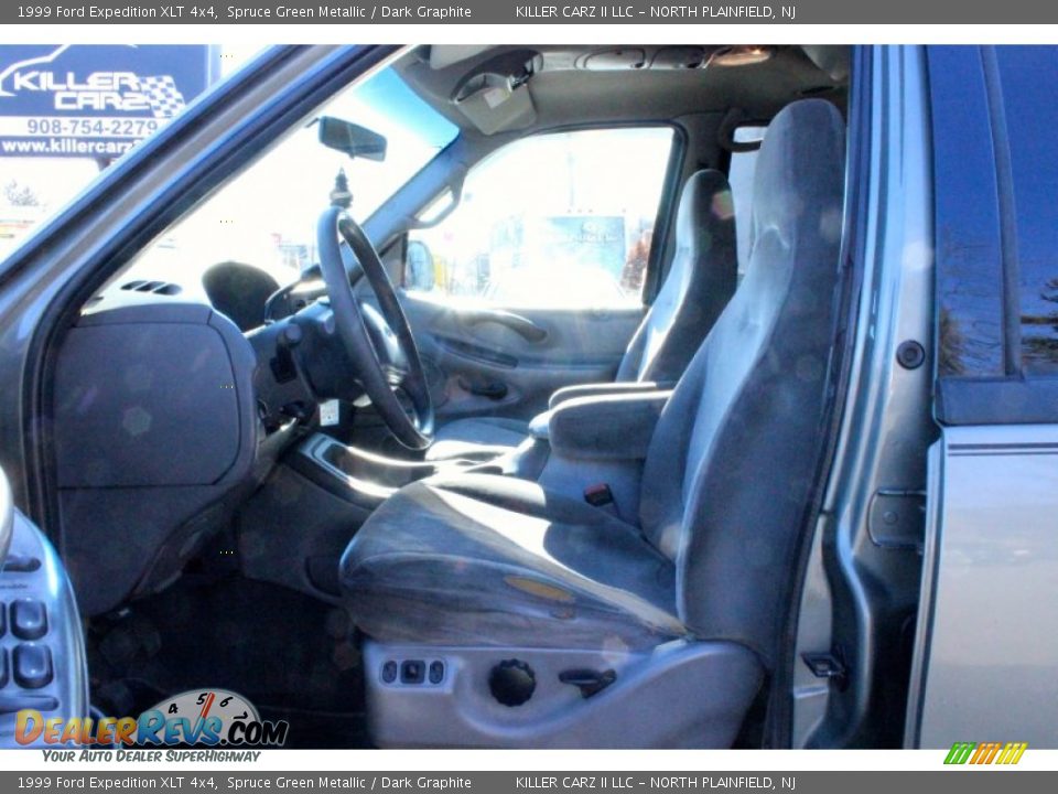 1999 Ford Expedition XLT 4x4 Spruce Green Metallic / Dark Graphite Photo #14