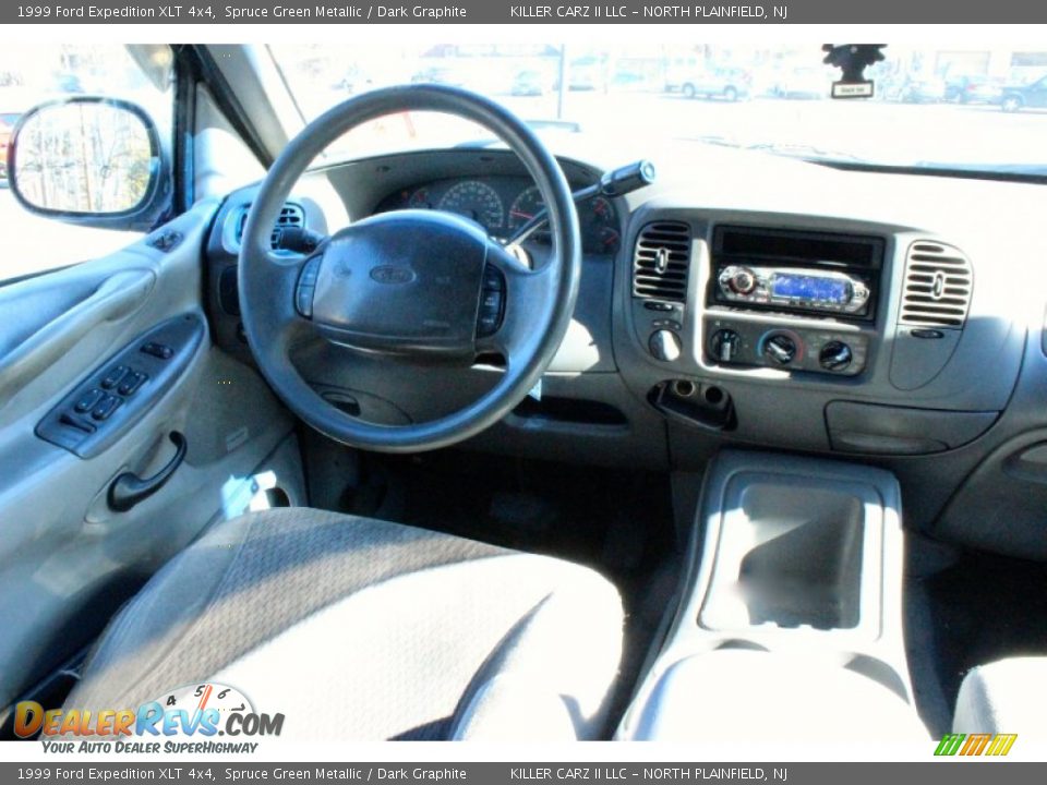 1999 Ford Expedition XLT 4x4 Spruce Green Metallic / Dark Graphite Photo #17