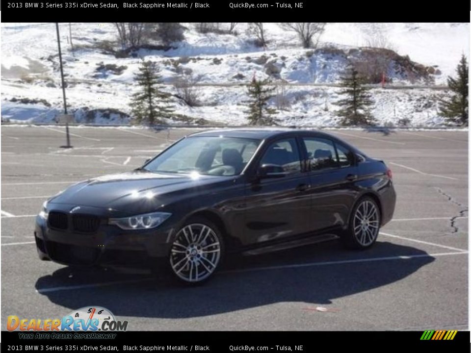 2013 BMW 3 Series 335i xDrive Sedan Black Sapphire Metallic / Black Photo #2