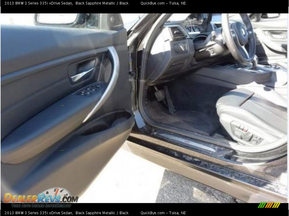 2013 BMW 3 Series 335i xDrive Sedan Black Sapphire Metallic / Black Photo #3