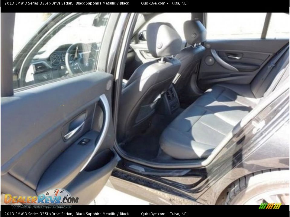 2013 BMW 3 Series 335i xDrive Sedan Black Sapphire Metallic / Black Photo #7