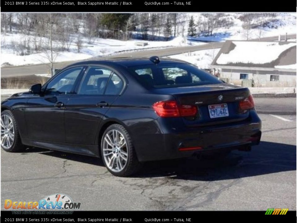 2013 BMW 3 Series 335i xDrive Sedan Black Sapphire Metallic / Black Photo #9