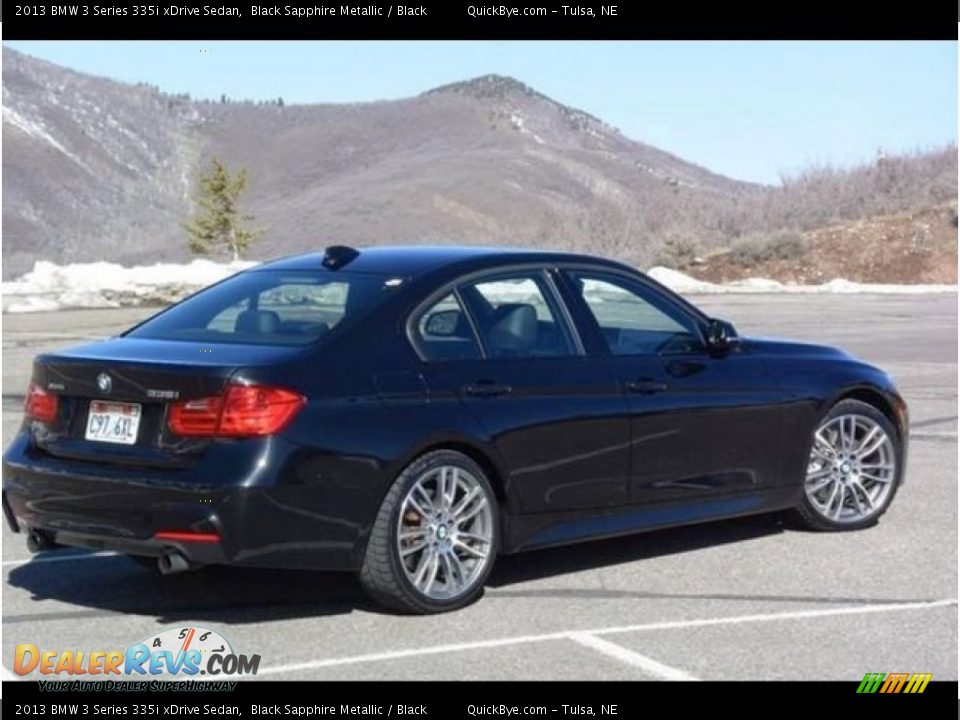 2013 BMW 3 Series 335i xDrive Sedan Black Sapphire Metallic / Black Photo #10
