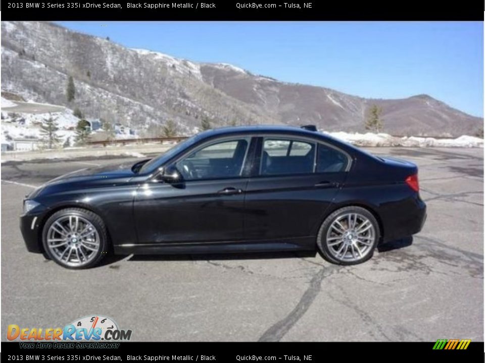 Black Sapphire Metallic 2013 BMW 3 Series 335i xDrive Sedan Photo #11