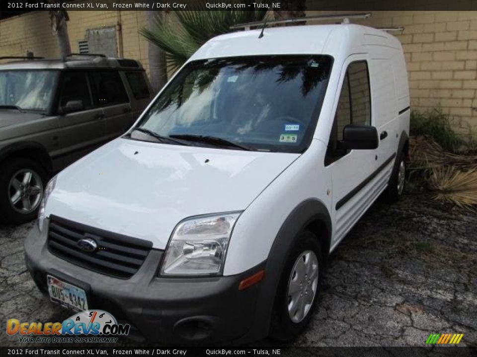 2012 Ford Transit Connect XL Van Frozen White / Dark Grey Photo #1