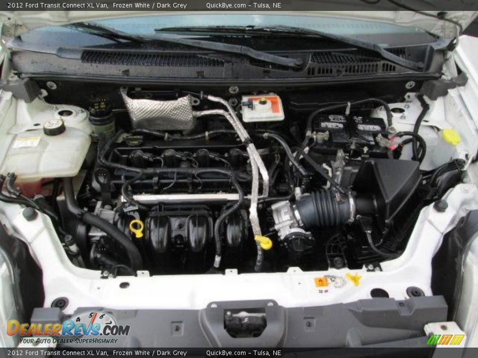 2012 Ford Transit Connect XL Van Frozen White / Dark Grey Photo #10