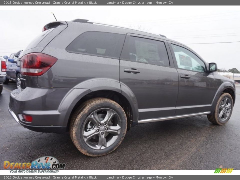 2015 Dodge Journey Crossroad Granite Crystal Metallic / Black Photo #3