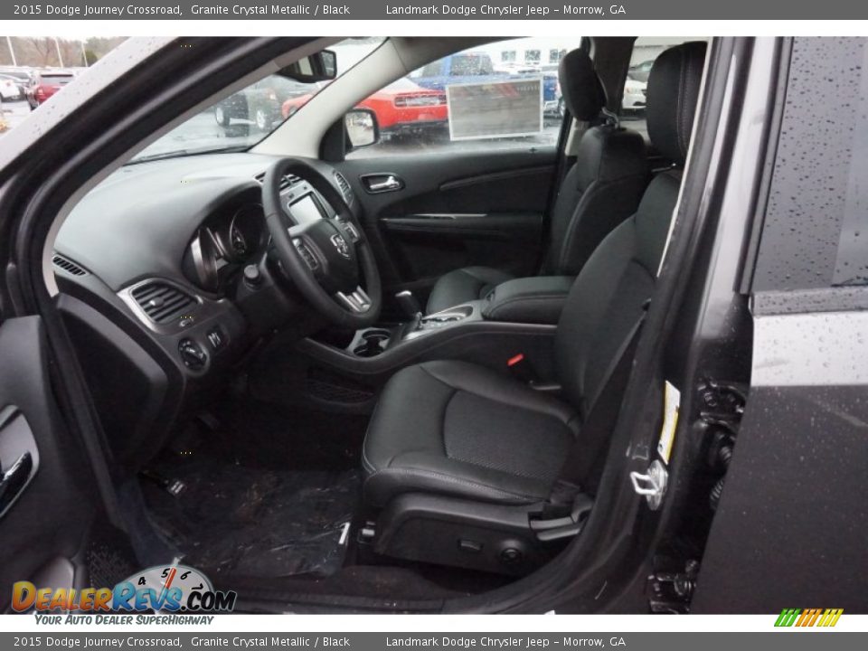 2015 Dodge Journey Crossroad Granite Crystal Metallic / Black Photo #5